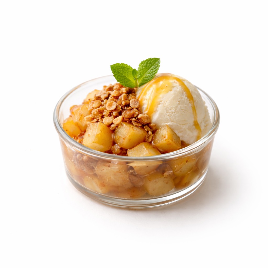 焼きりんごとバニラ